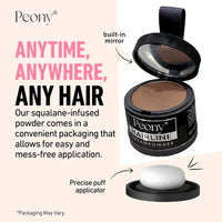 Peony 2in1 Hairline Cream Powder with 3 Extra Eyebrow Stencils
