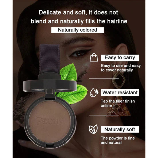 Peony 2in1 Hairline Cream Powder with 3 Extra Eyebrow Stencils