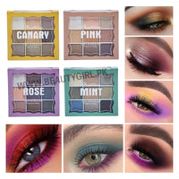 Gegemoon Pack of 4 Eyeshadow Palette