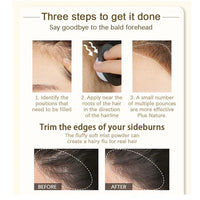 Peony 2in1 Hairline Cream Powder with 3 Extra Eyebrow Stencils