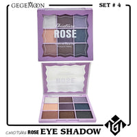 Gegemoon Pack of 4 Eyeshadow Palette