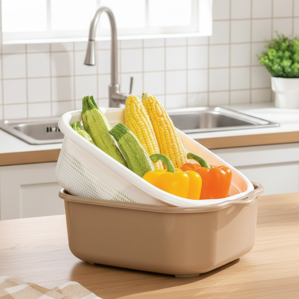 4-Pcs Multi-Use Colander & Bowl Set (026) by Limon