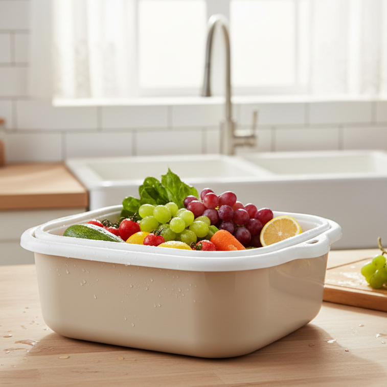 4-Pcs Multi-Use Colander & Bowl Set (026) by Limon