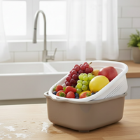 4-Pcs Multi-Use Colander & Bowl Set (026) by Limon