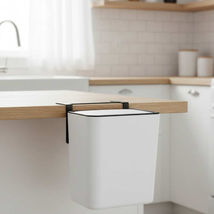 Modern Cabinet Hanging Trash Bin (1514) by Limon