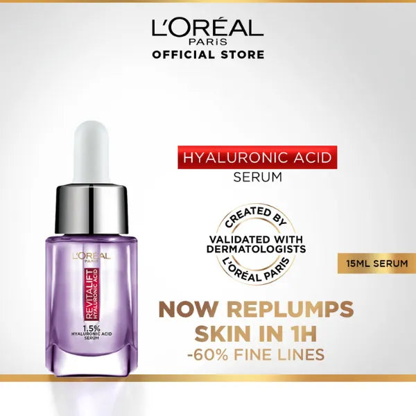 LOreal Revitalift Hyaluronic Acid 1.5% Serum - 15ml