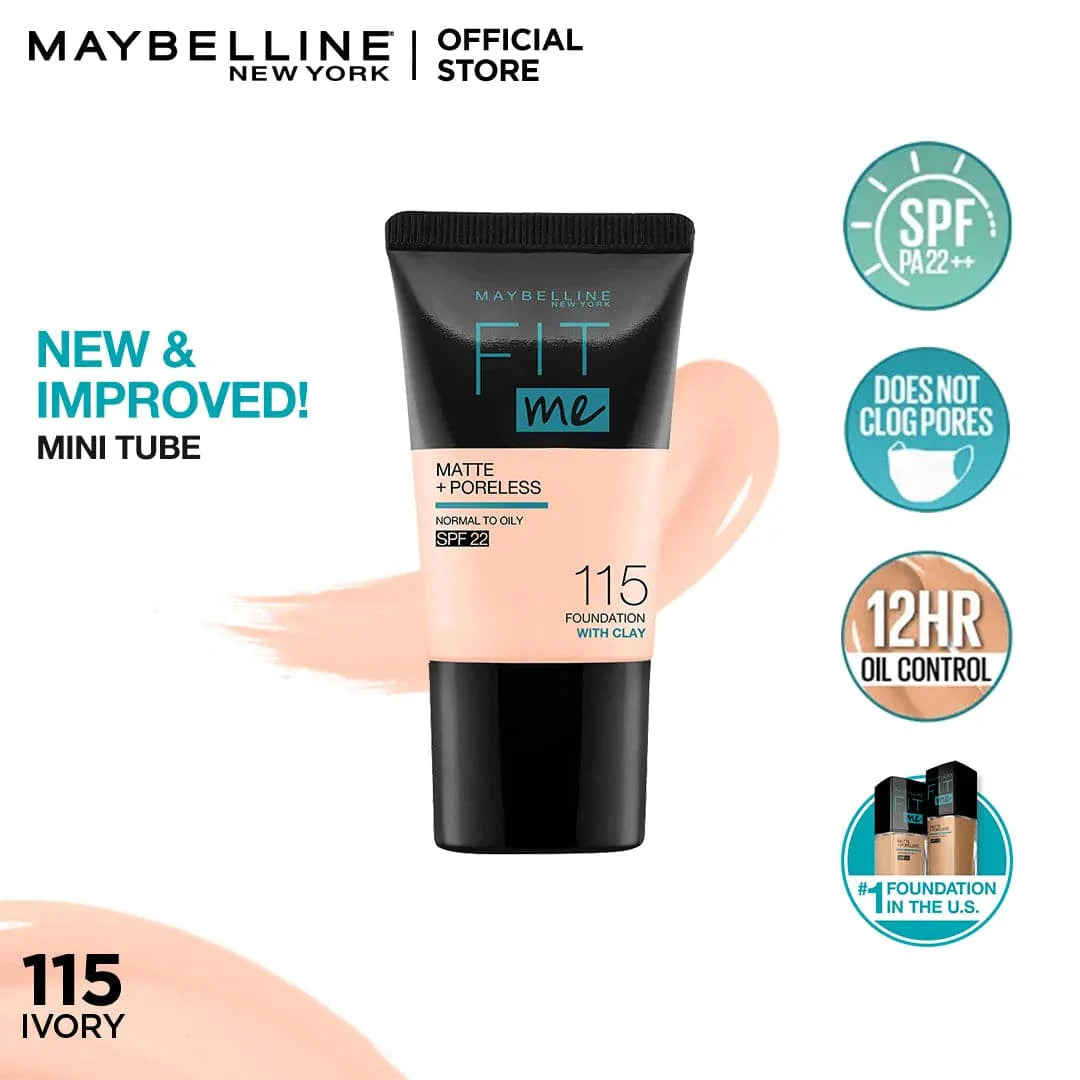 Maybelline New York Fit Me Matte & Poreless Foundation - 18ml